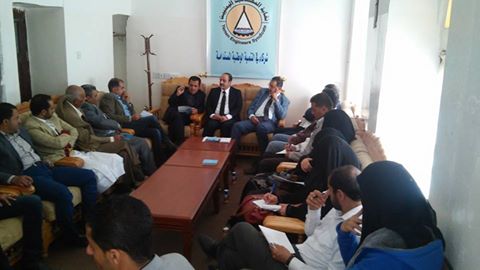 إجتماع برئاسة وزيرا الأشغال والمياه لمناقشة جوانب تطوير عمل نقابة المهندسين اليمنيين